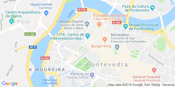 Mapa dirección Dogoplay - Pontevedra