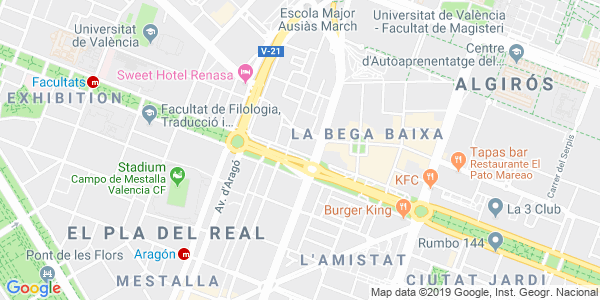 Mapa dirección Enigma - Valencia
