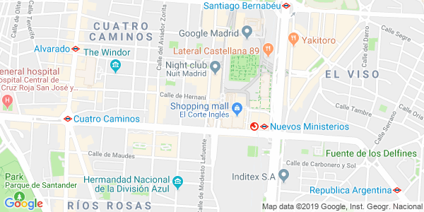 Mapa dirección Escape Room Madrid