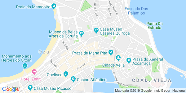 Mapa dirección The X-Door - ﻿A Coruña