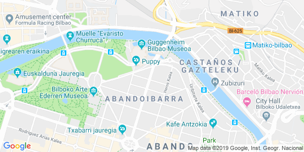 Mapa dirección The X-Door - Bilbao